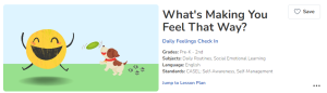 Seesaw lesson