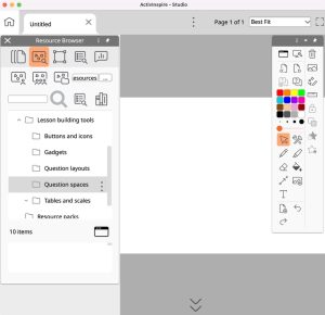 ActivInspire's Resource Browser