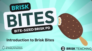 YouTube Playlist- Brisk Bites: Bite-Sized PD. A practice for using AI to support differentiation.
